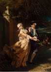 Dubufe Louis Edouard Lovelace Abducting Clarissa Harlowe  - Hermitage